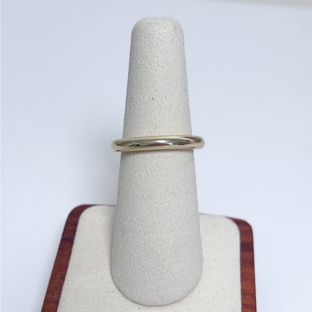 Shashi Revolve 14K Gold Plated Everyday Simple Classic Gold Band Ring Size 6 New